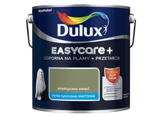 Farba tytanowa Dulux EasyCare+ Plamy+Przetarcia Eklektyczna Zieleń 2,5 l