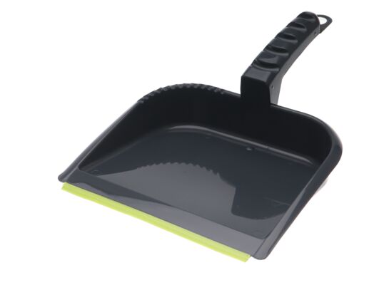 Szufelka z gumką SUPREMO popiel/limonka