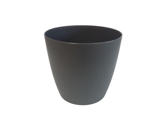 Doniczka Ella 18 cm antracyt mat