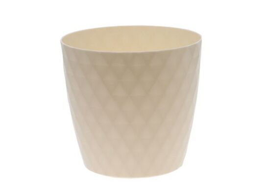 Doniczka Cristal 16 cm ecru