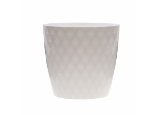 Doniczka Cristal 18 cm biała