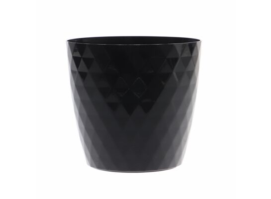 Doniczka Cristal 12 cm czarna