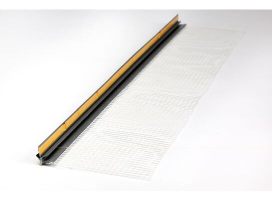 Listwa przyokienna z siatką 6 mm 2,5 mb grafit