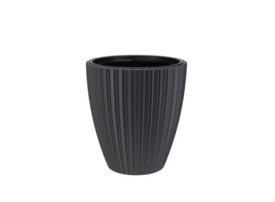 Doniczka Mika 30 cm antracytowa