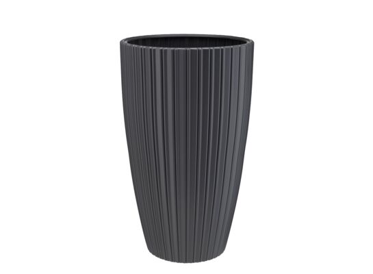 Doniczka Mika Slim 30 cm antracytowa