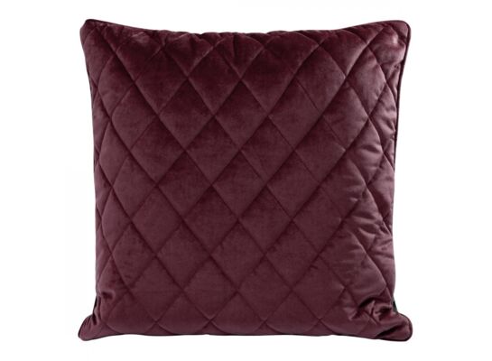 Poszewka dekoracyjna VELVET/28/F 50 x 50 cm bordowa