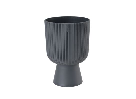 Osłonka doniczki Keli Mika Petit 14 cm antracytowa