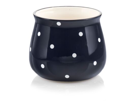 Osłonka ceramiczna 13 cm niebieska