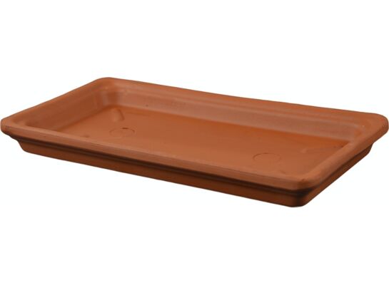 Podstawka ceramiczna pod skrzynkę ITA Liscia 21 x 41 cm czerwona