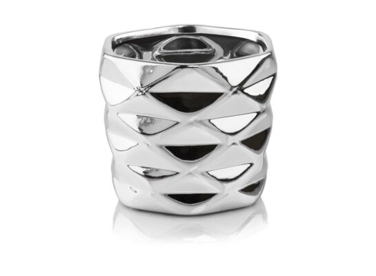 Doniczka 02.627.15 15 cm srebrna