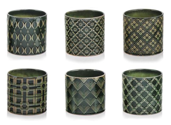 Osłonka CYLINDER 07.102.13 13 cm zielony