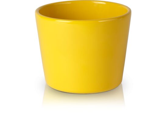 Osłonka ceramiczna 13 cm żółta