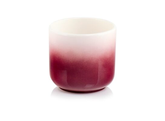 Osłonka CYLINDER 14 cm ombre ciemny różowy