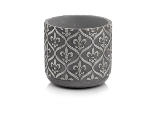 Osłonka CYLINDER 14 cm silver