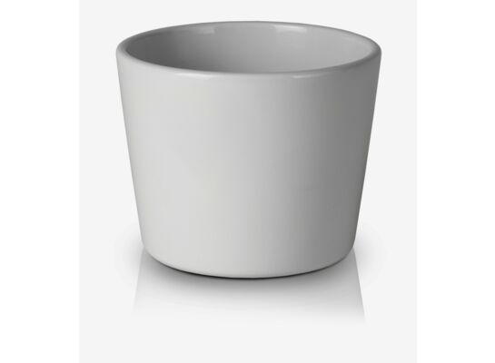Osłonka ceramiczna 13 cm jasnoszara