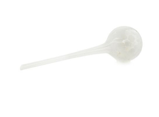 Kula nawadniająca szklana 15 x 6 cm biała