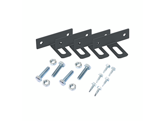 Łącznik do przęsła T uniwersalny ocynk + RAL7016 struktura 4 sztuki