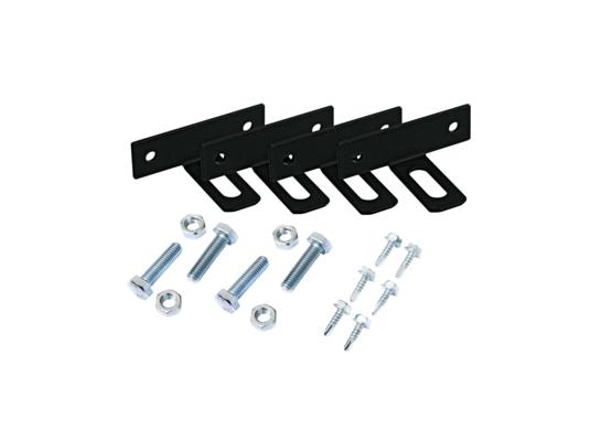 Łącznik do przęsła T uniwersalny ocynk + RAL9005 struktura 4 sztuki