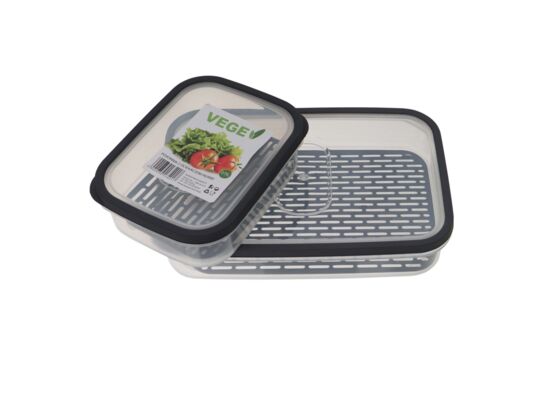 Pojemnik z ociekaczem Pierro VEGE 0,75l popiel