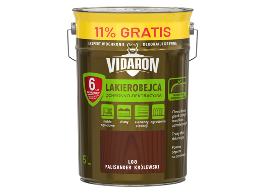 Lakierobejca palis królewski L08 5 l VIDARON