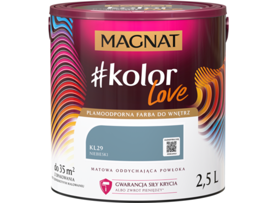 Farba #Kolor Love KL29 niebieski 2,5 l Magnat