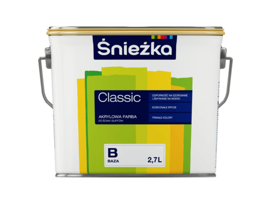 Farba akrylowa Classic Baza B 2,7 l