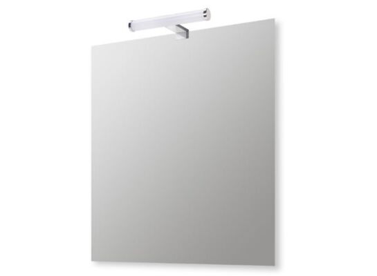 Lustro Wazen z kinkietem LED 53 x 63 cm