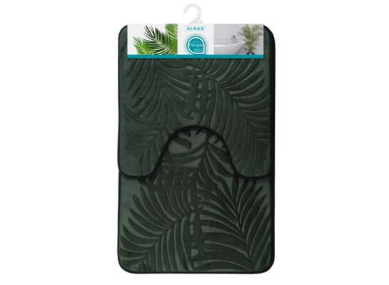 Komplet dywaników łazienkowych FLORYDA 2 sztuki zielony