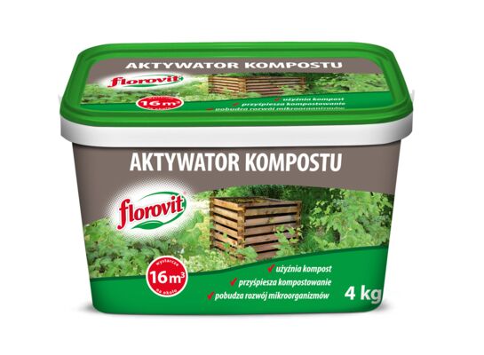 Aktywator kompostu wiadro 4 kg Florovit