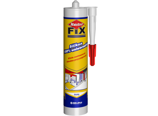 Silikon uniwersalny biały 280 ml MASTER FIX