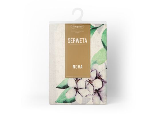 Bieżnik dekoracyjny Natu 85 x 85 cm biało-różowy