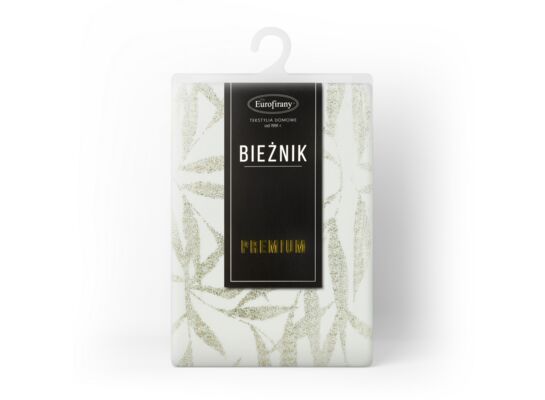 Bieżnik dekoracyjny Blink 15 35 x 140 cm biały