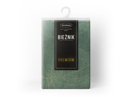 Bieżnik dekoracyjny Blink 35 x 180 cm ciemnomiętowy