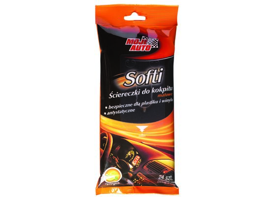 Ściereczki do kokpitu matowe 24 sztuki