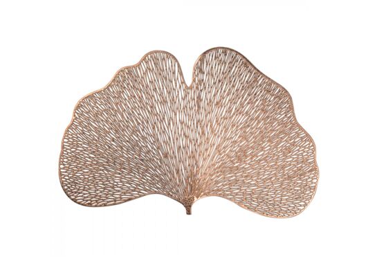 Podkładka dekoracyjna Ginko 30 x 45 cm miedziany
