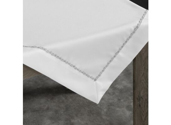 Obrus dekoracyjny Paola 85 x 85 cm biały