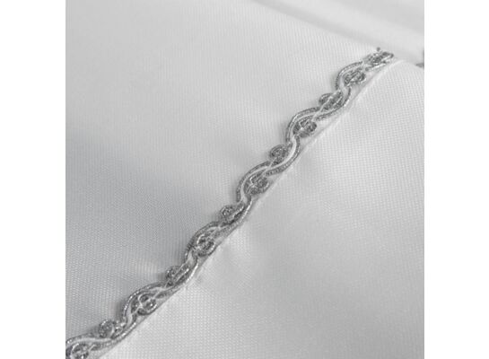 Obrus dekoracyjny Paola 150 x 150 cm biały