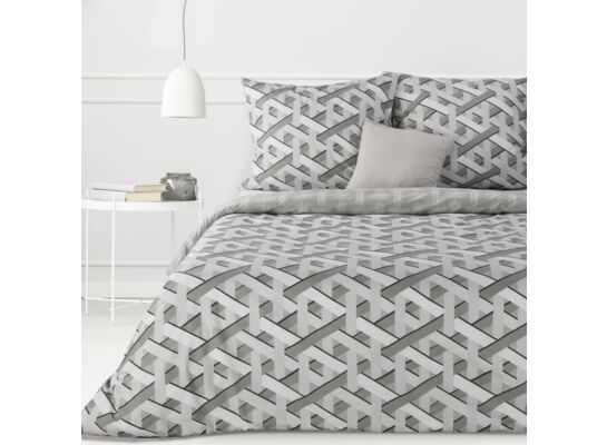 Komplet pościeli SARA 220 x 200 cm, 70 x 80 cm/x2 jasnoszary