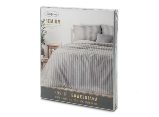 Pościel ETNO 220 x 200 cm + 70 x 80 cm/x2 stalowy
