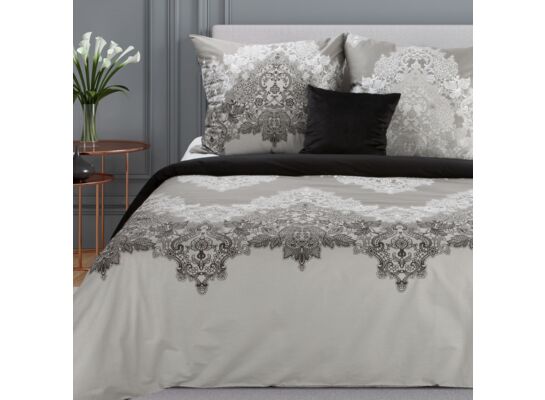 Komplet pościeli DIVA 160 x 200 cm, 70 x 80 cm/x2 jasnoszary