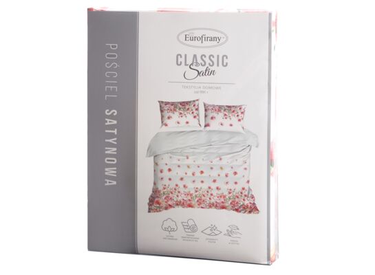 Komplet pościeli SPRING 220 x 200 cm, 70 x 80 cm/x2 ciemnoróżowy