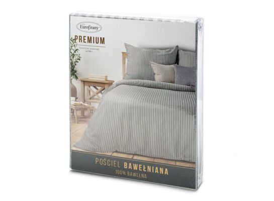 Pościel ETNO 220 x 200 cm + 70 x 80 cm/x2 stalowy
