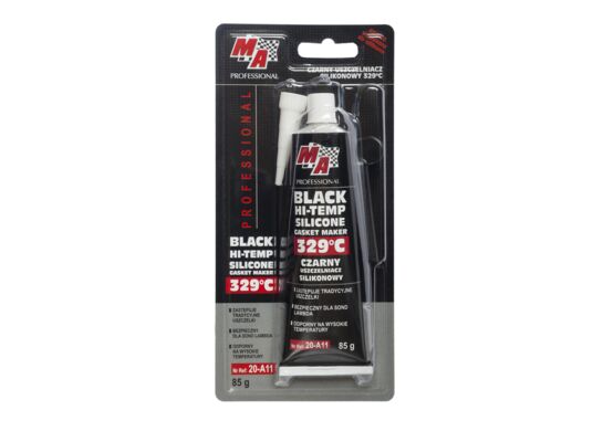 Uszczelniacz silikonowy czarny 329°C 85 g MA Professional