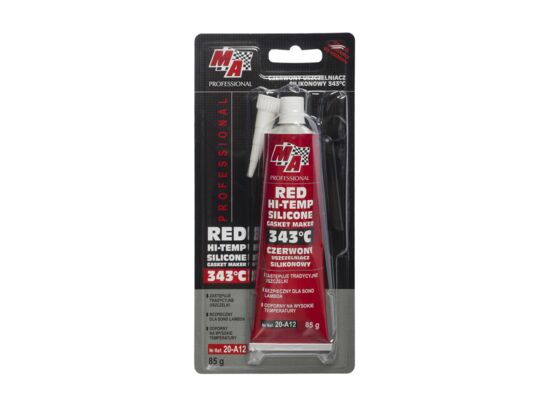 Uszczelniacz silikonowy czerwony 343°C 85 g MA Professional