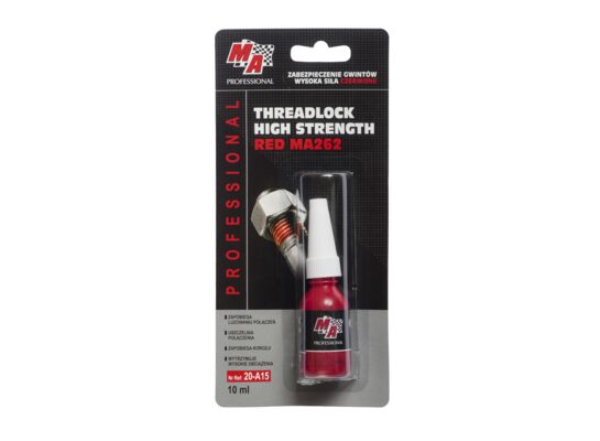 Środek do zabezpieczenia gwintów czerwony trwały 10 ml MA PROFESSIONAL
