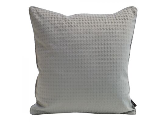 Poszewka dekoracyjna Amelia 40 x 40 cm srebrna