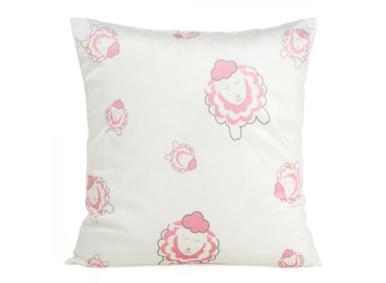 Poszewka dekoracyjna D91 Kids 4, 45 x 45 cm Velvet biały/pudrowy róż