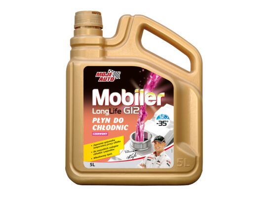 Płyn do chłodnic samochodowych czerwony 5 l Mobiler