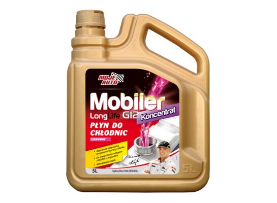 Płyn do chłodnic samochodowych koncentrat czerwony 5 l Mobiler