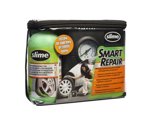 Zestaw naprawczy Smart Spair uszczelniacz + kompresor Slime